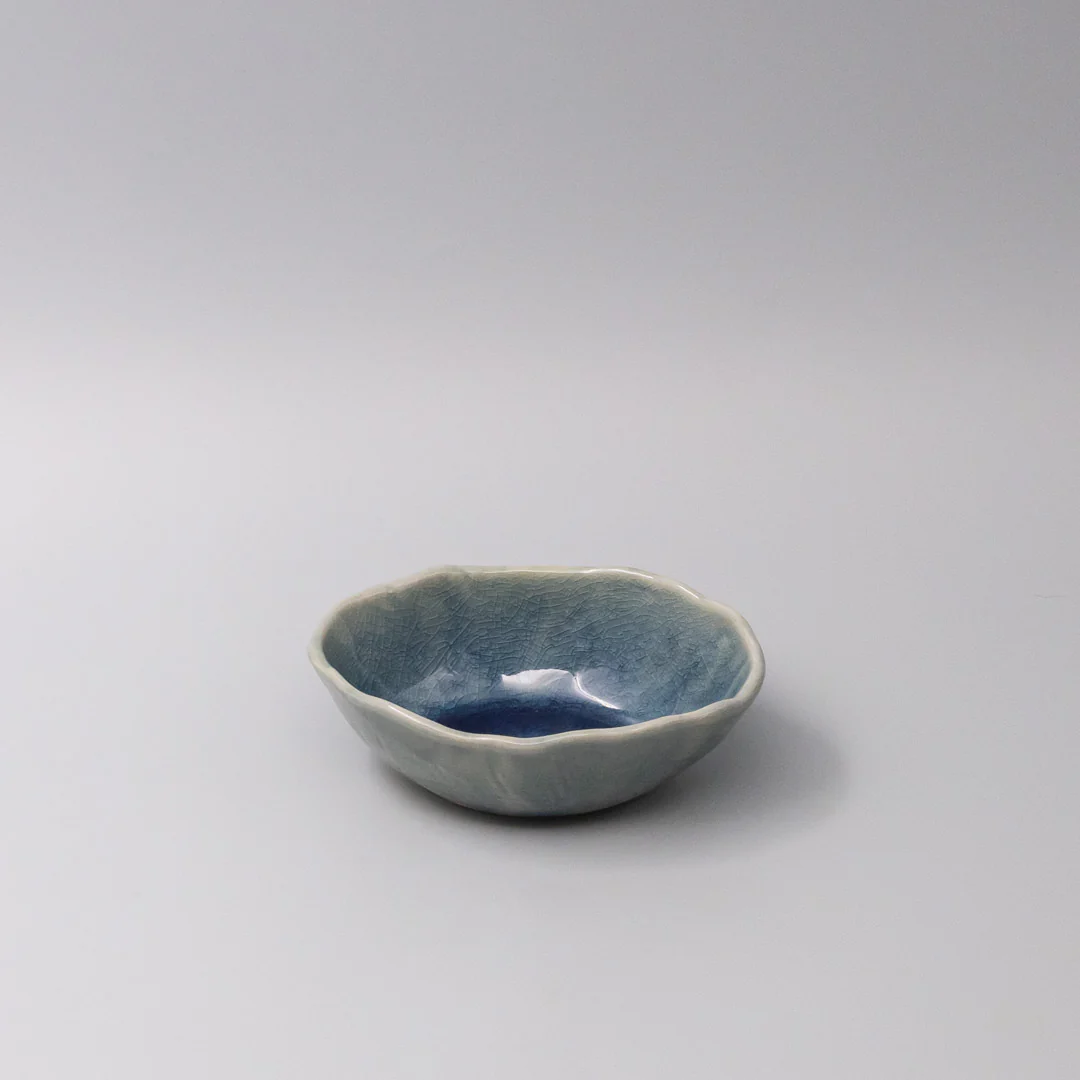 Amane Sapphire Oval Tapas Bowl 13cm