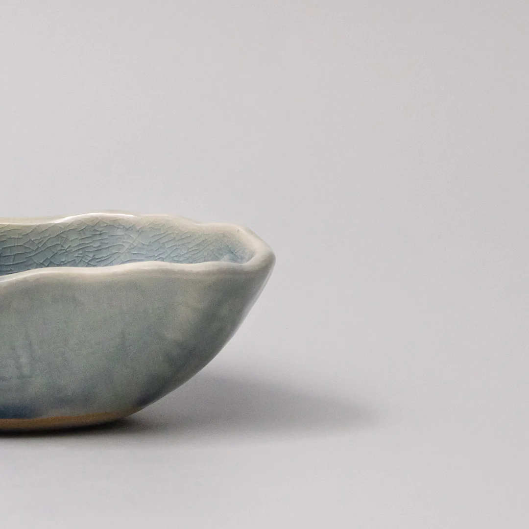 Amane Sapphire Oval Tapas Bowl 13cm - Image 3