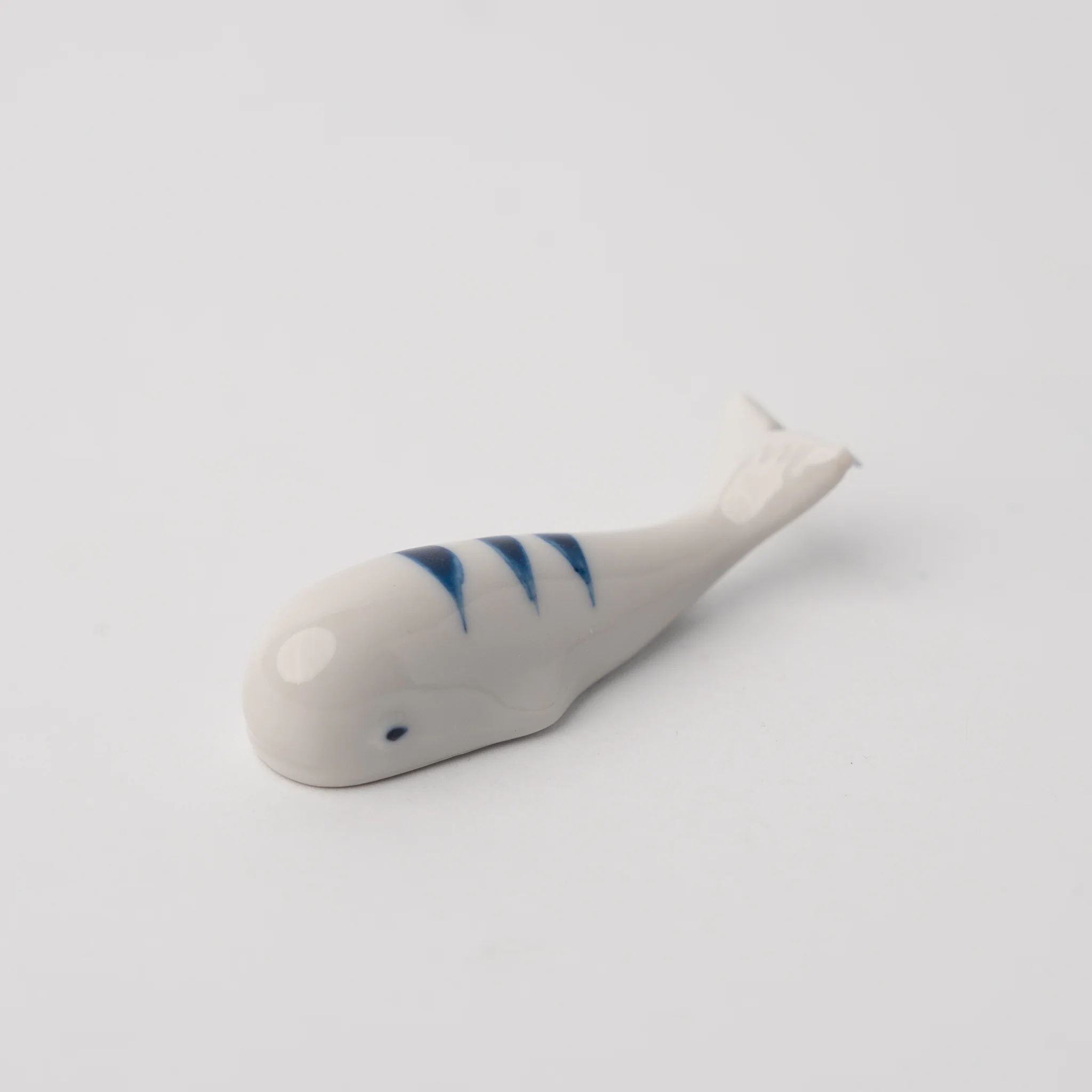 Blue Stripe Whale Chopstick Rest - Image 3