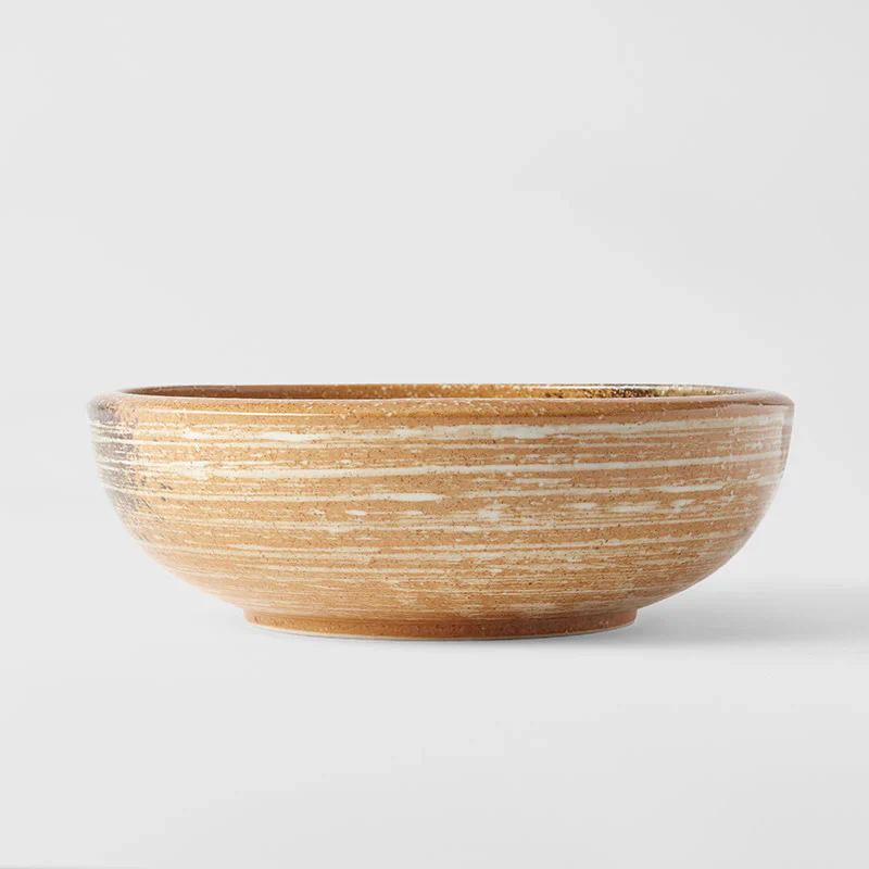 Burnt Orange thick edge bowl 24cm - Image 3