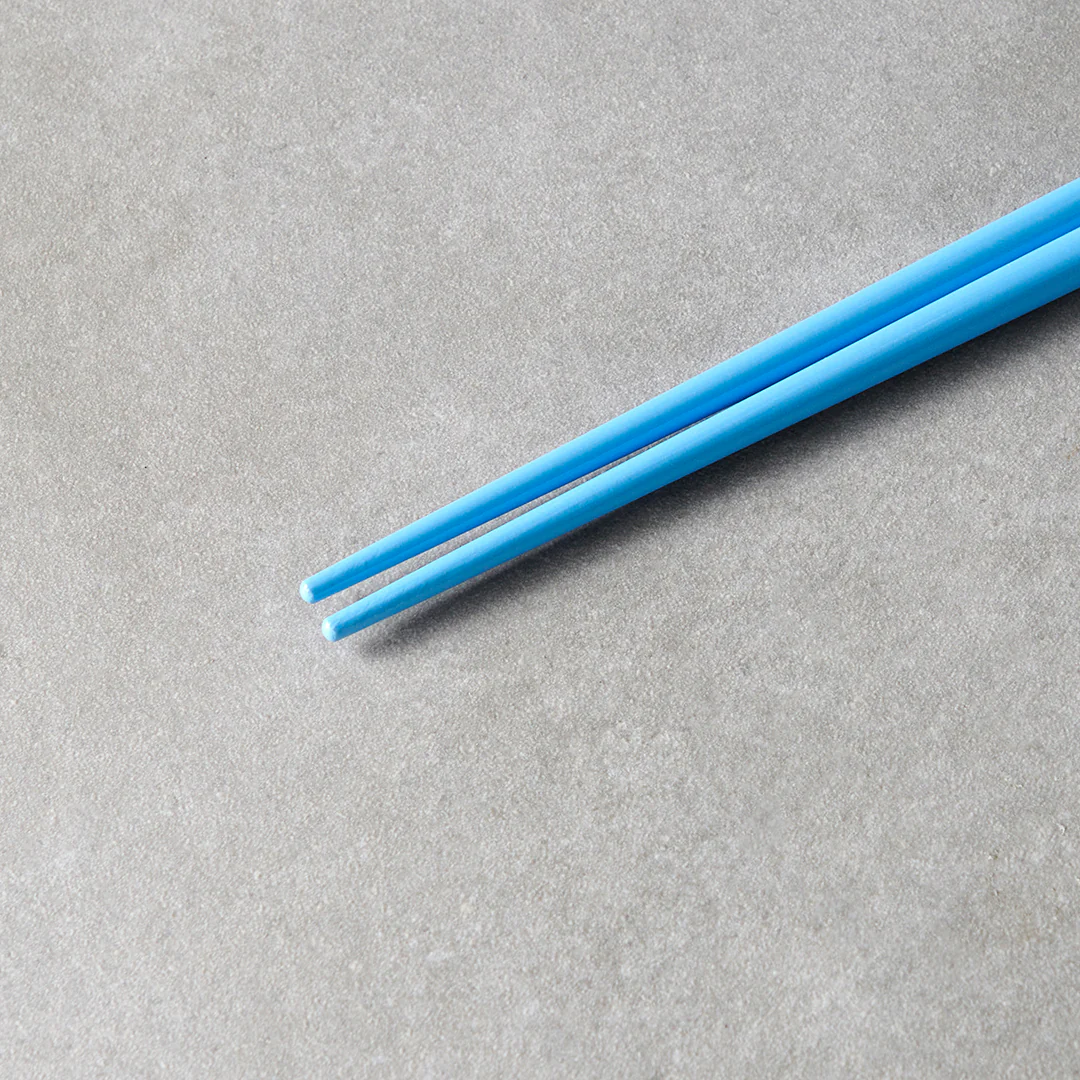 Sky Blue & White Chopsticks 23cm - Image 3