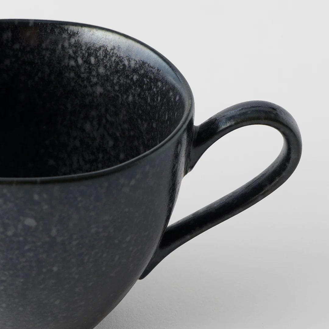Matt Black Coffee Cup 160ml - Image 2