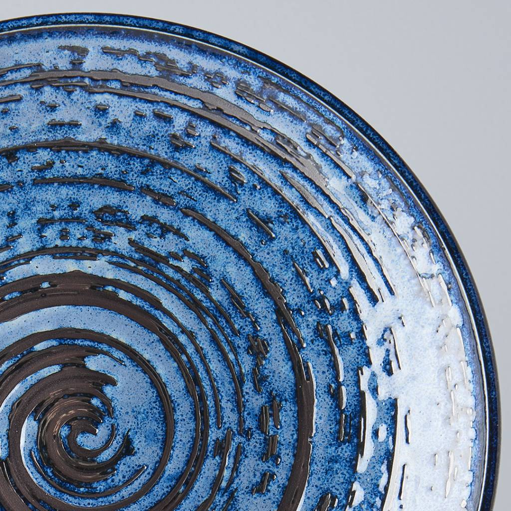Copper Swirl dinner plate 25cm - Image 4
