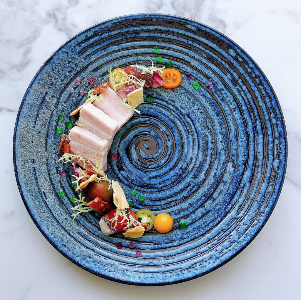 Copper Swirl dinner plate 25cm - Image 5