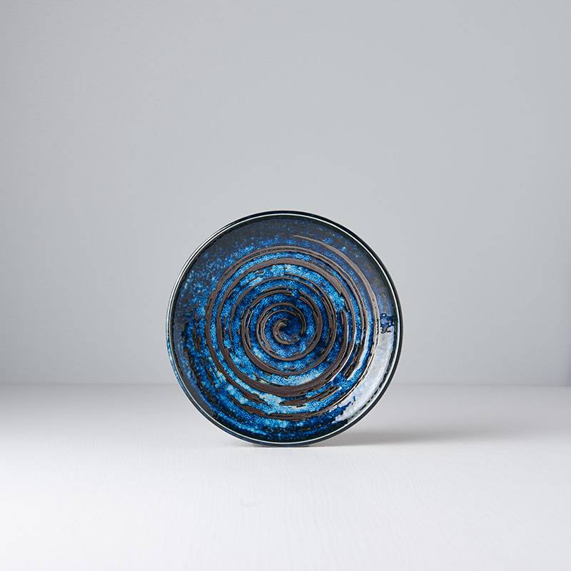 Copper Swirl tapas plate 17cm