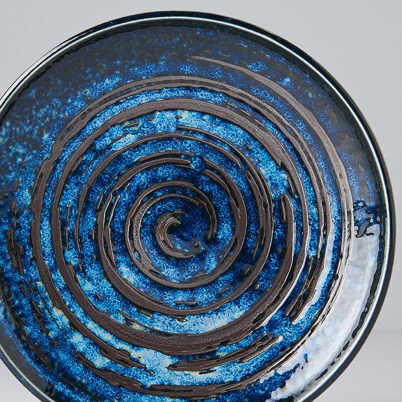 Copper Swirl tapas plate 17cm - Image 2