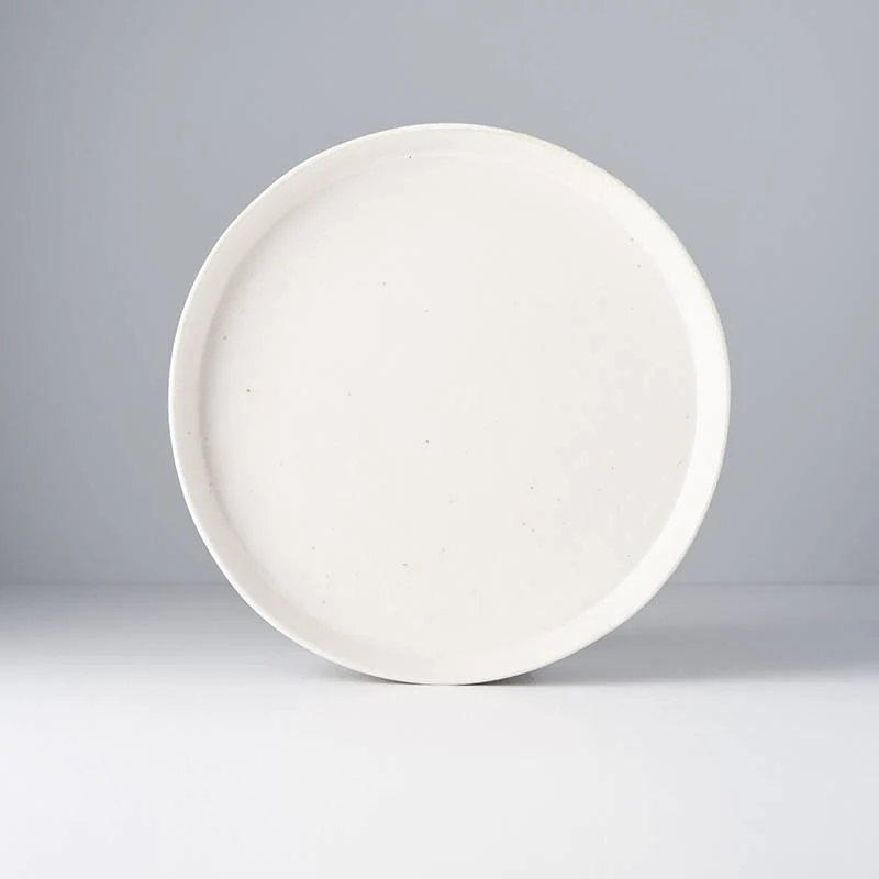 Craft White round high rim 25cm - Image 3