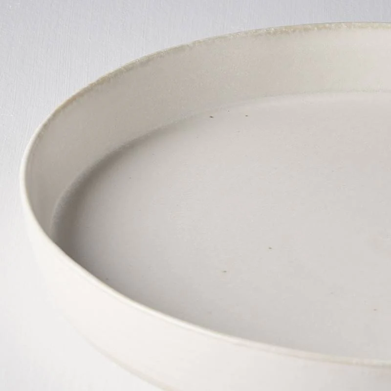 Craft White round high rim 25cm - Image 4