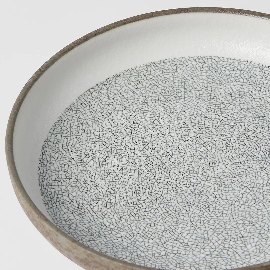 Crazed Grey high rim 22cm - Image 2