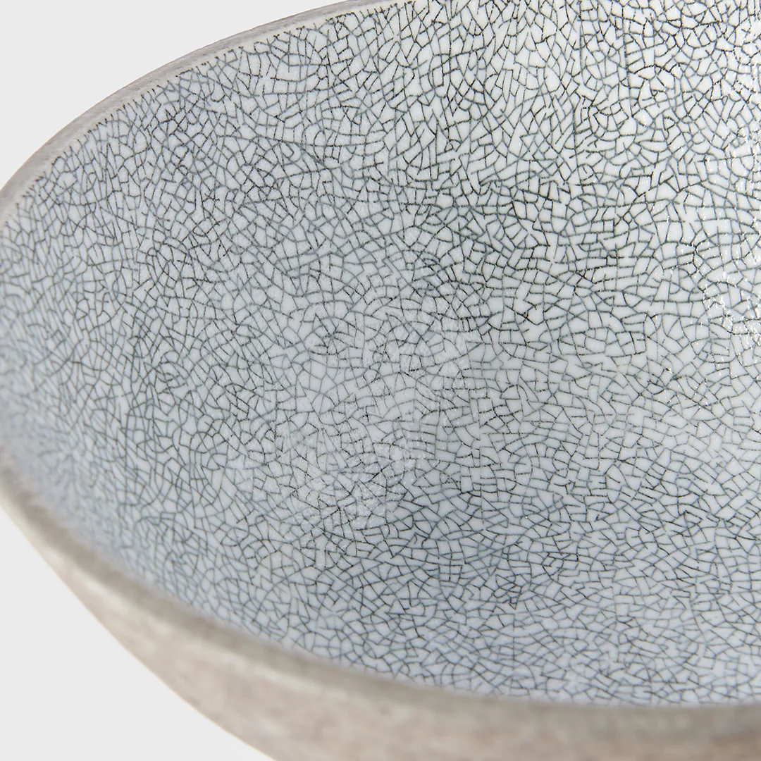 Crazed Grey Udon Bowl 19cm - Image 3