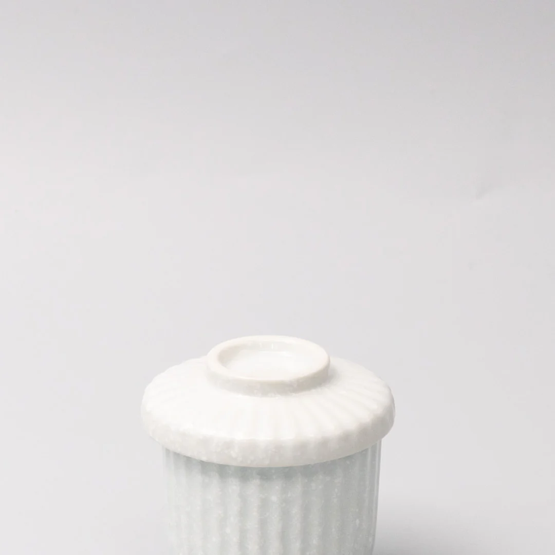 Cup Chawanmushi Soft Mint Lidded Jar 170ml - Image 4