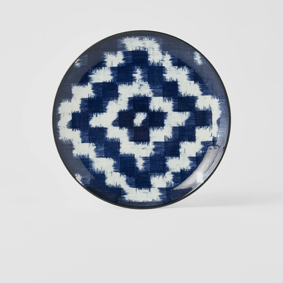 Kasuri Diamond dinner plate 25cm - Image 2