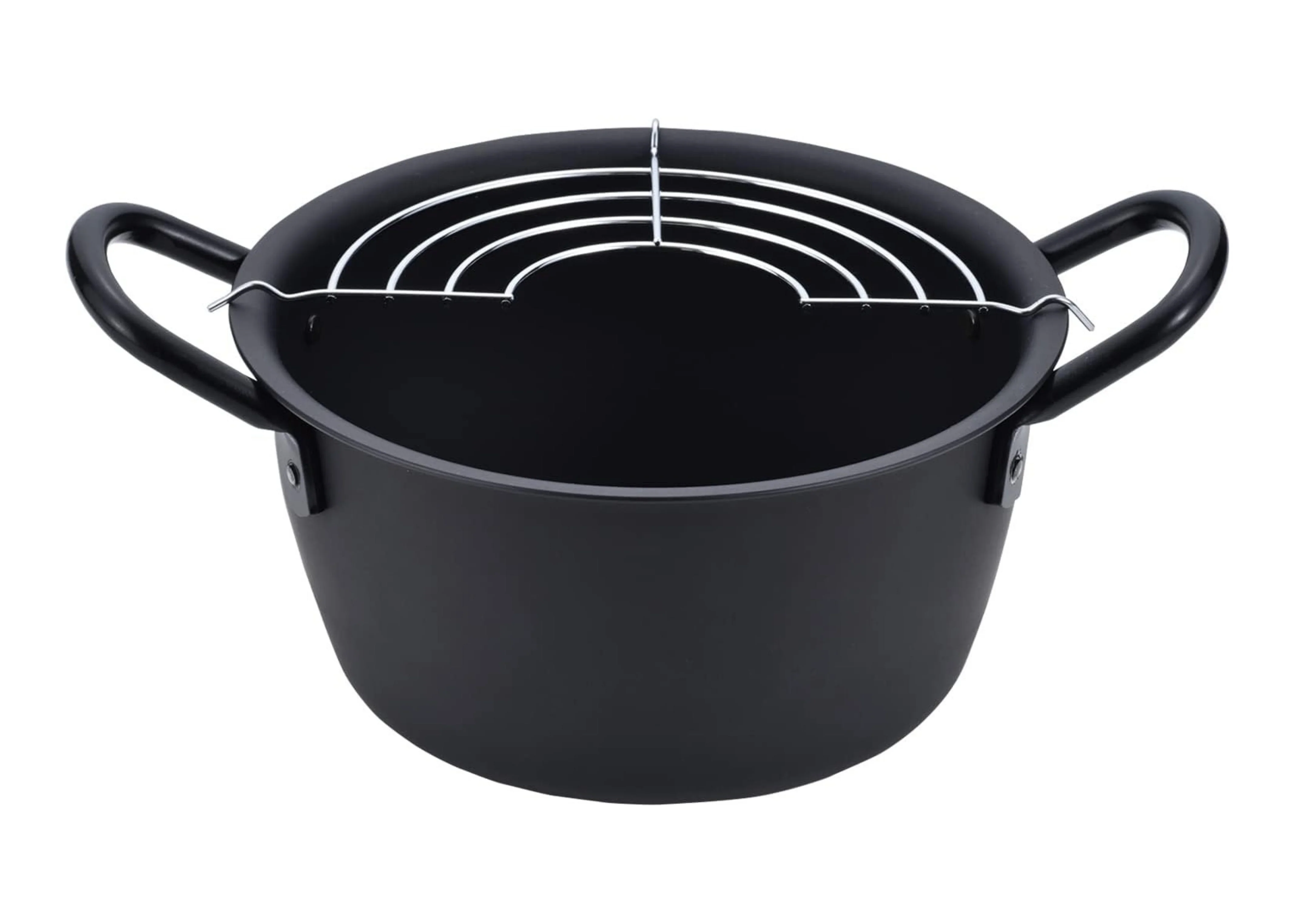 Enzo Iron Deep Tempura Frying Pot 18cm - Image 6