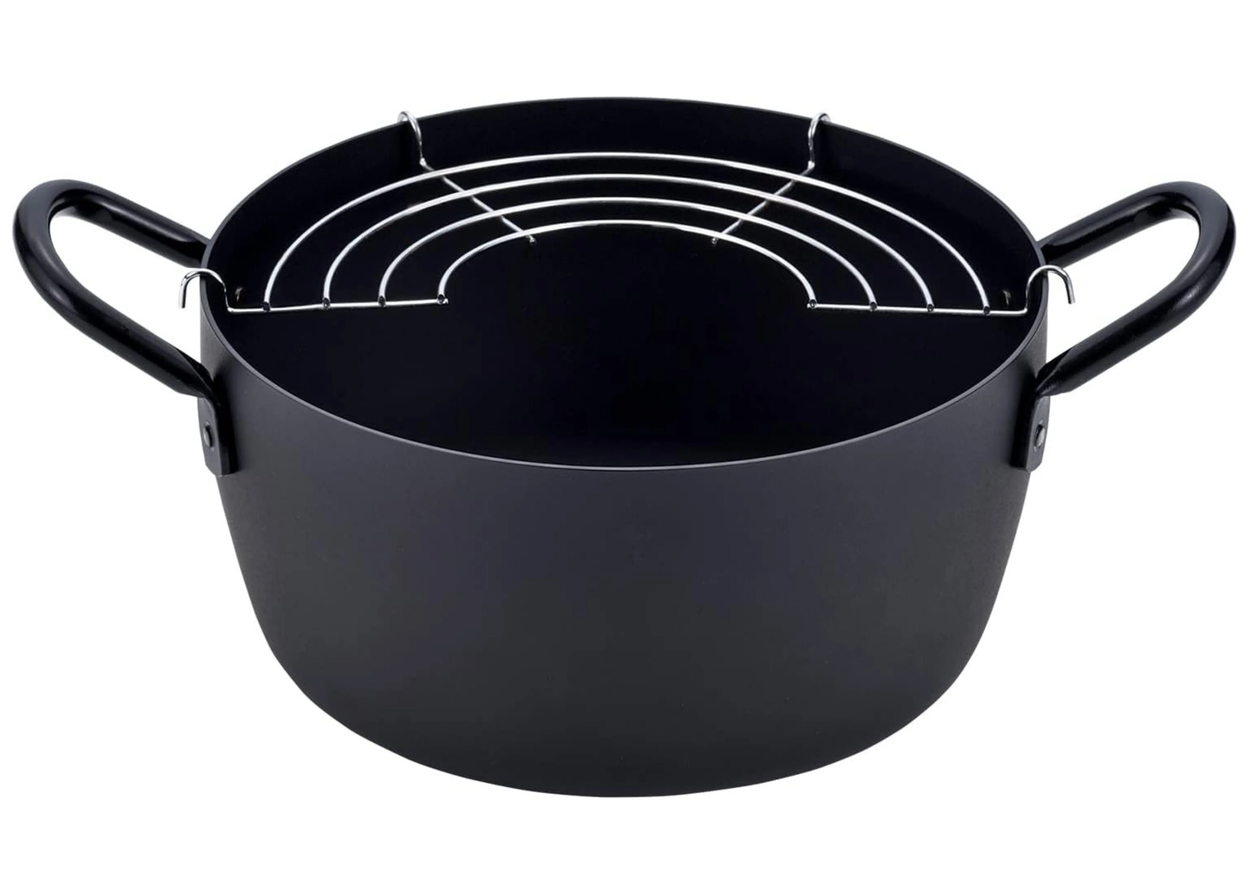 Enzo Iron Deep Tempura Frying Pot 22cm - Image 6
