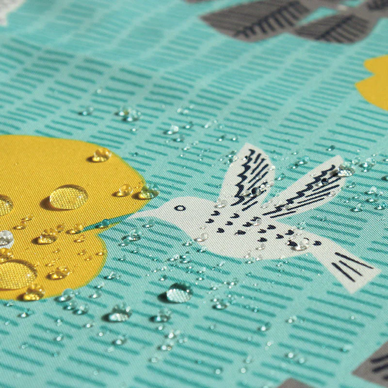 Furoshiki Water-repellent - Kata Kata Bear & Salmon Green 100cm - Image 4
