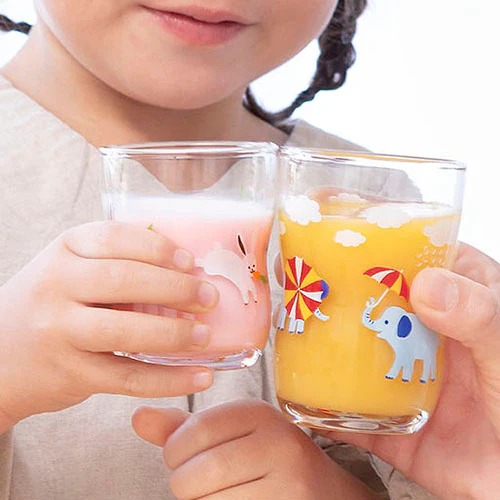 Small 'Hide & Seek' Elephant kids glass boxed 130ml - Image 3