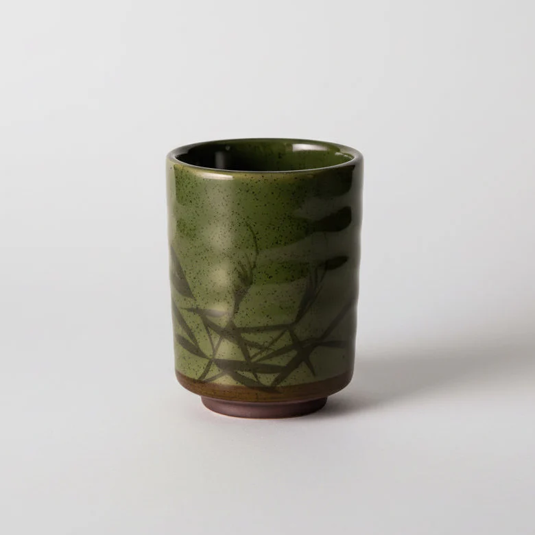 Green Bamboo Pattern Sushi Mug 320ml
