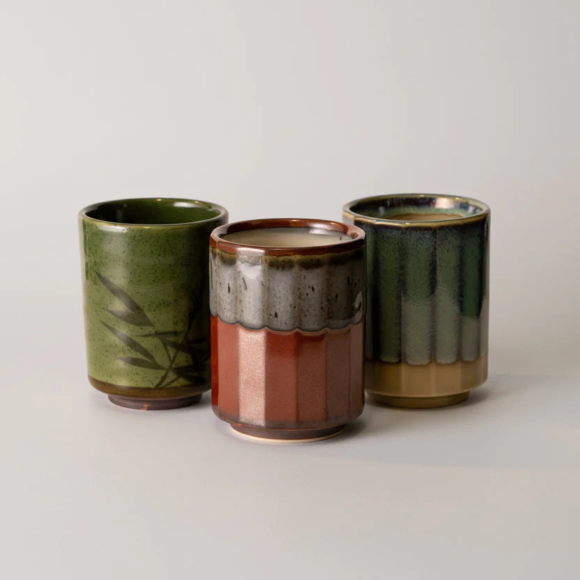 Green Bamboo Pattern Sushi Mug 320ml - Image 4