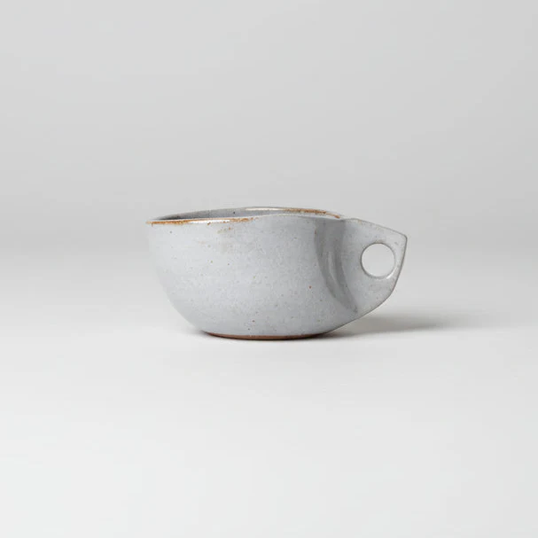 Grey Glaze Arc Coffee Cup 100ml - Image 2