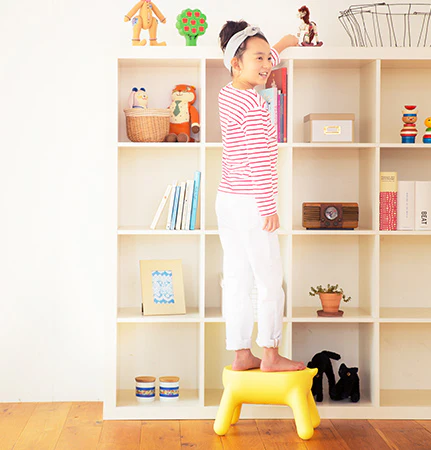 Hasegawa Purill Kids Step Stool - Yellow - Image 5