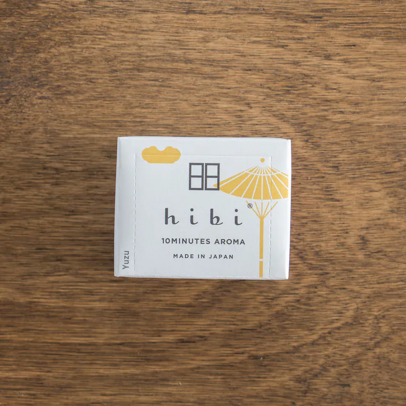 Hibi 10 Minutes Incense matches Yuzu - Large
