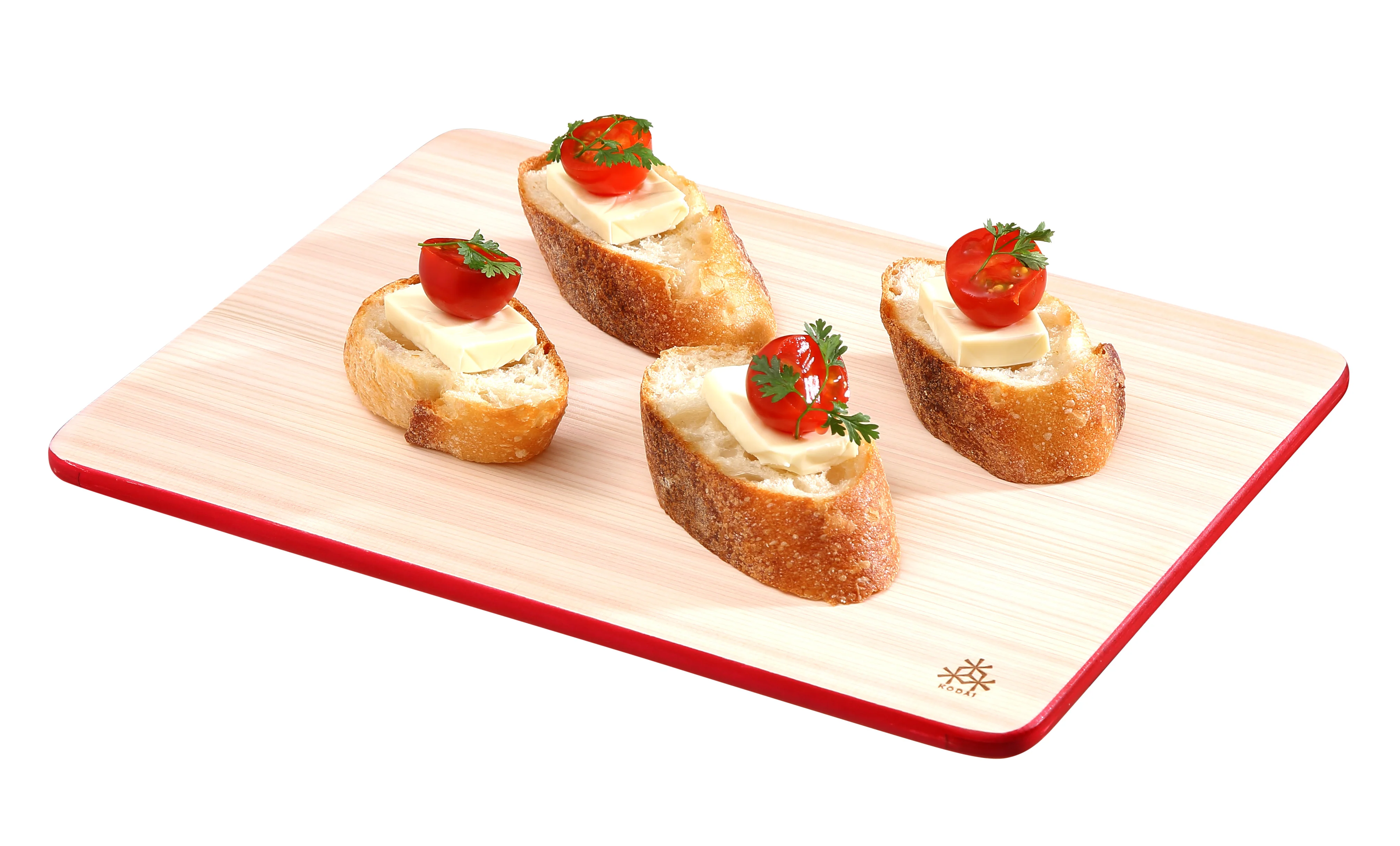 Hinoki Cutting Board Urushi - Red Large - Image 3
