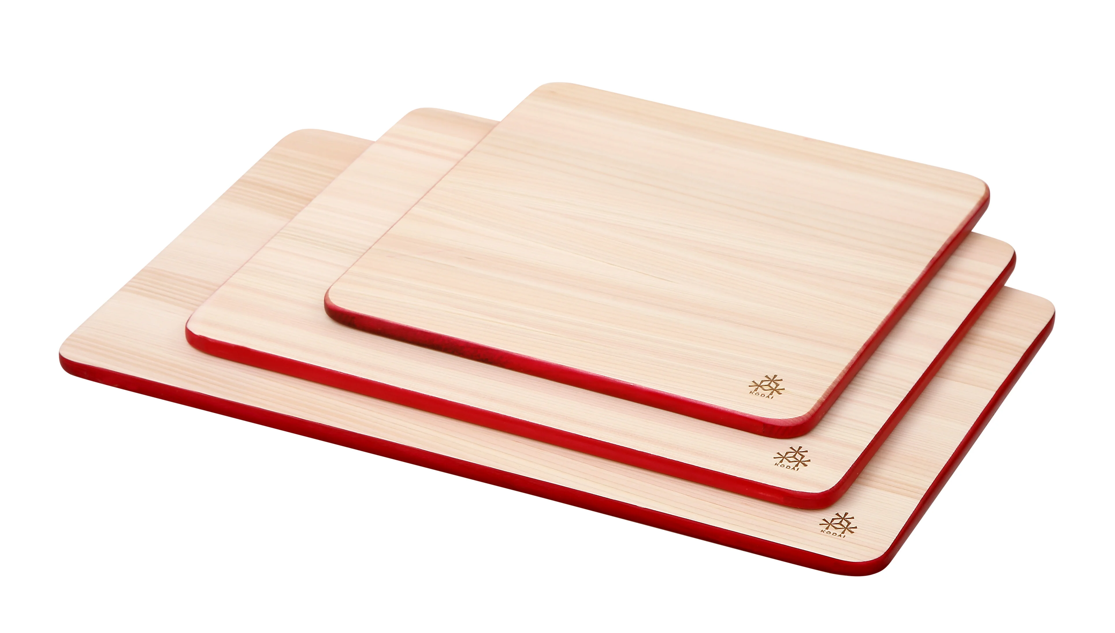 Hinoki Cutting Board Urushi - Red Large - Image 4