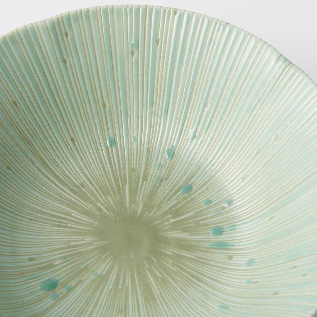 Ice Drift green medium bowl 17cm - Image 3