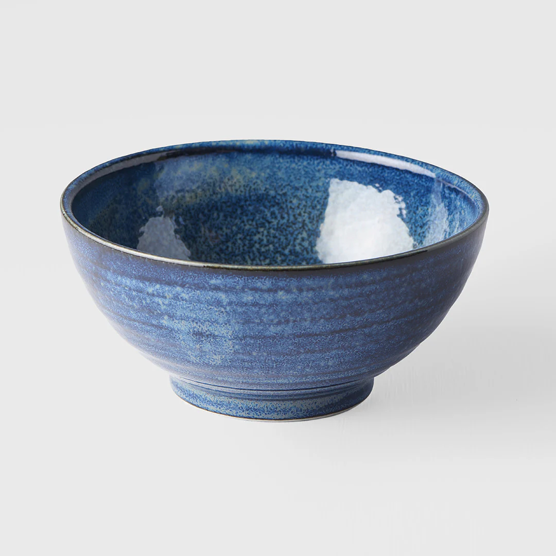 Indigo Blue U-shape bowl 19cm