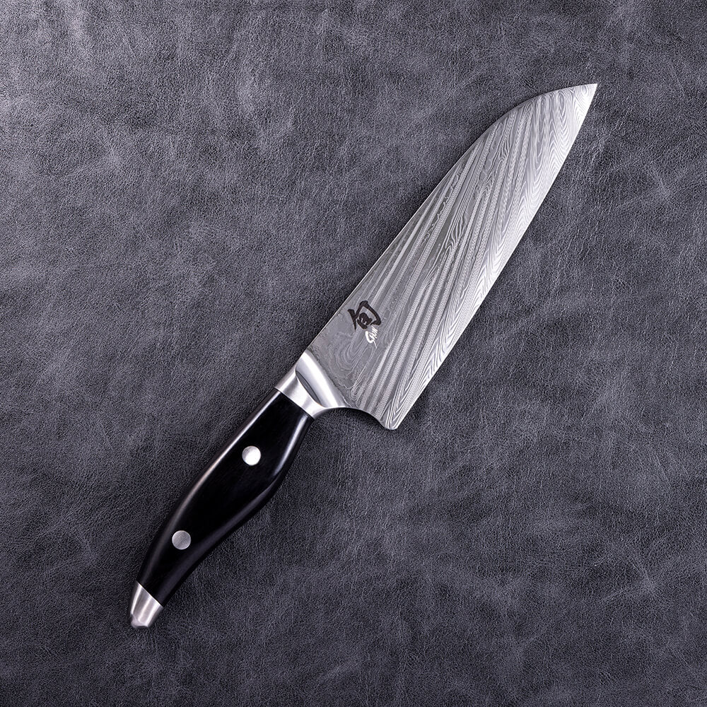 Kai Shun Nagare Black Santoku Knife 18cm - Image 7