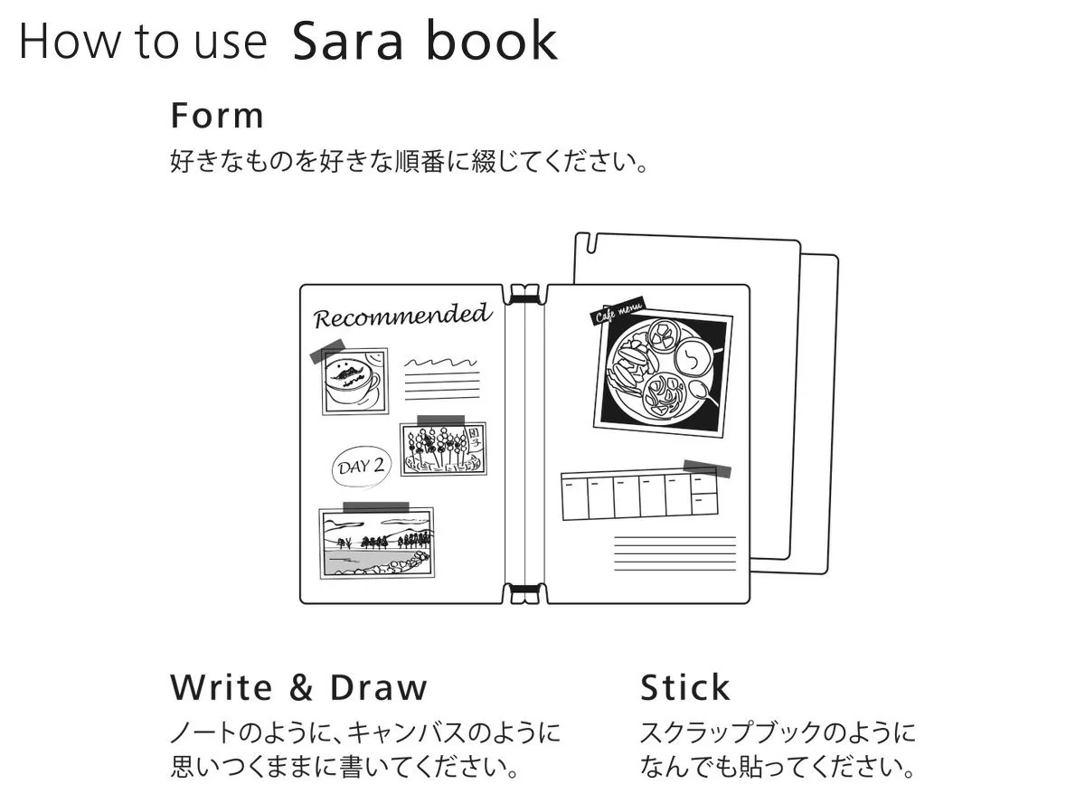 Kawaii x Sara Book Japanese Design Notebook - Surreal - Image 8