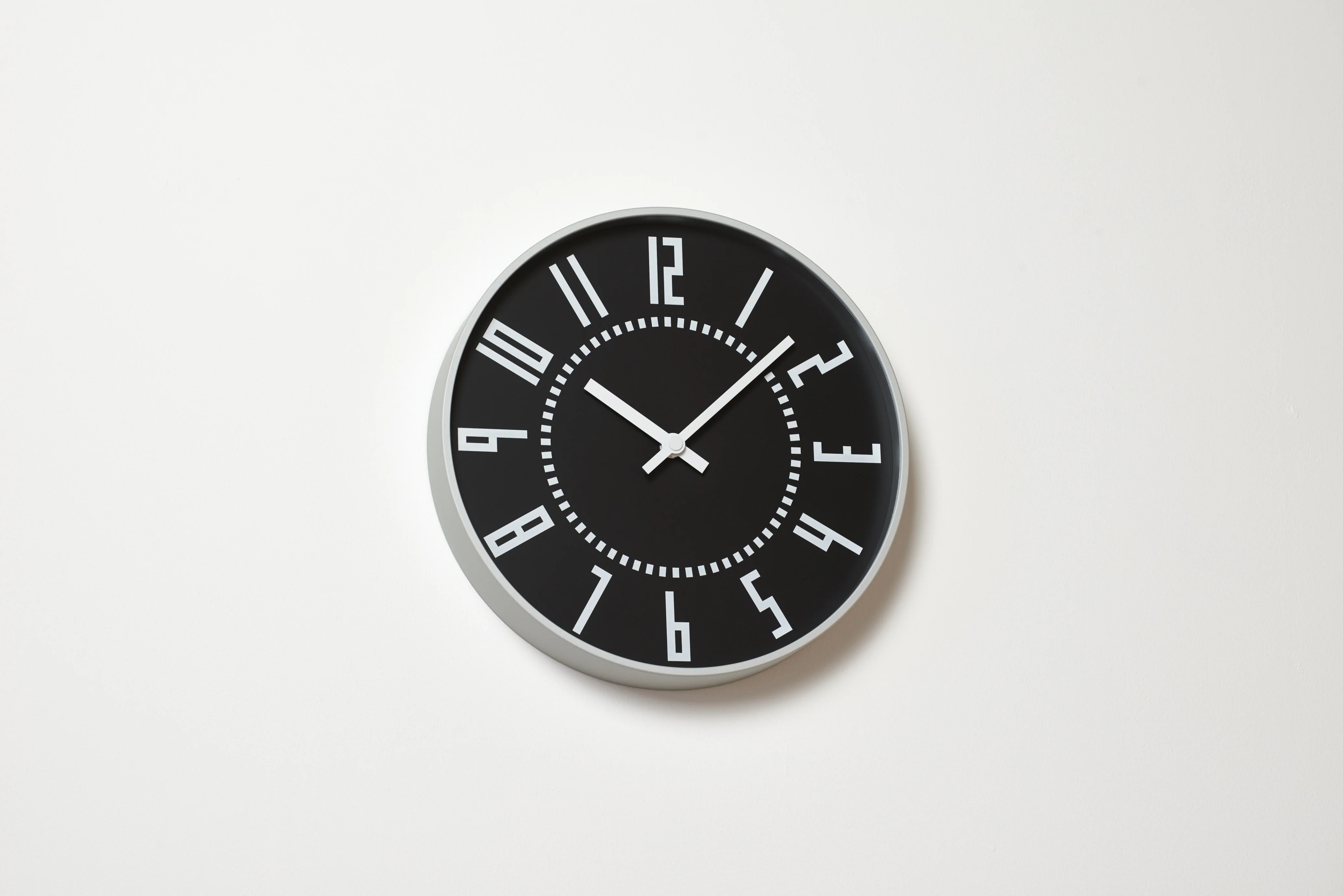 Lemnos eki Japanese Designer Wall Clock - Black - Image 2