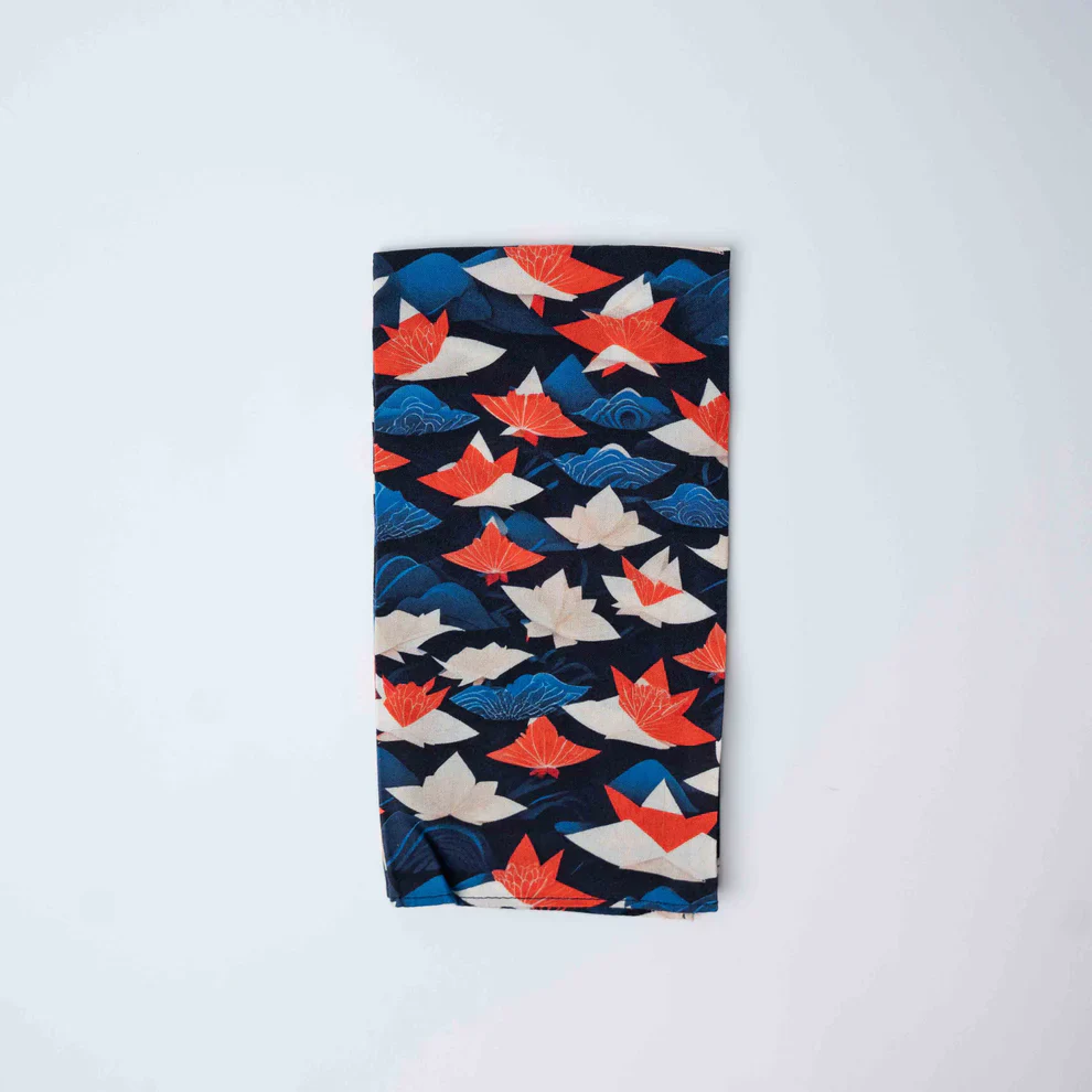 Lotus Design reusable Furoshiki wrap 75cm - Image 2