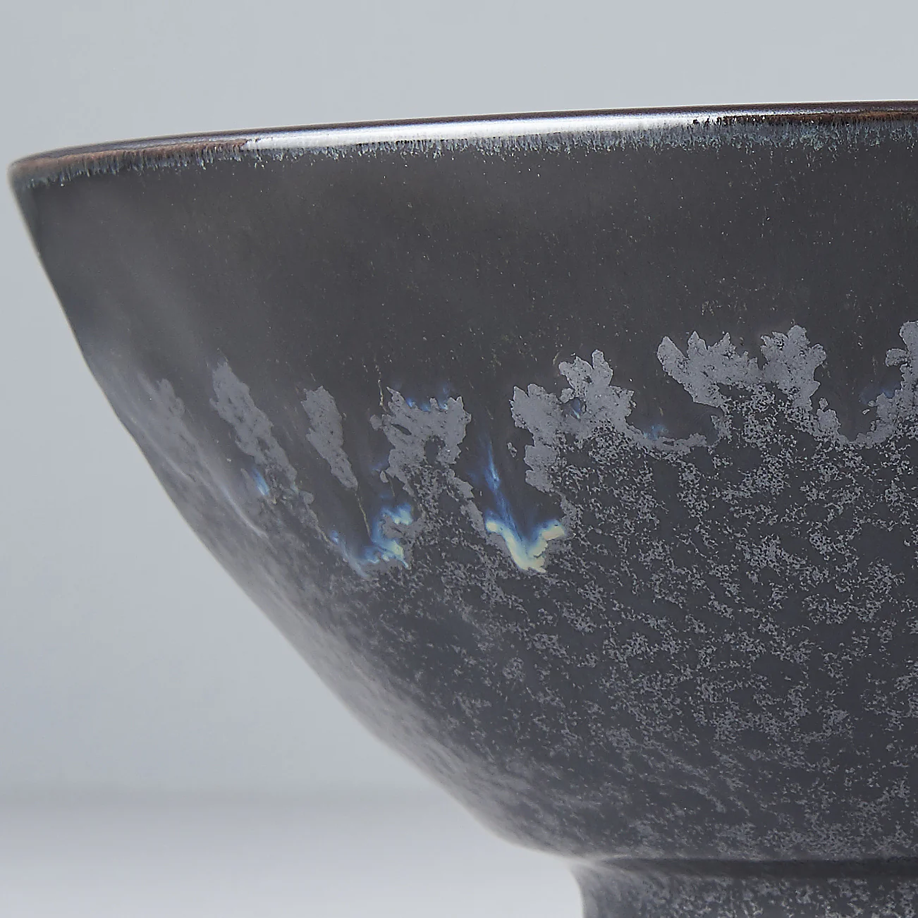 Matt W'Shiny Black Edge udon bowl 19cm - Image 2