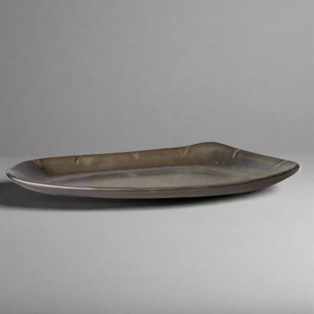 Mist organic triangular plate 27cm - Image 2