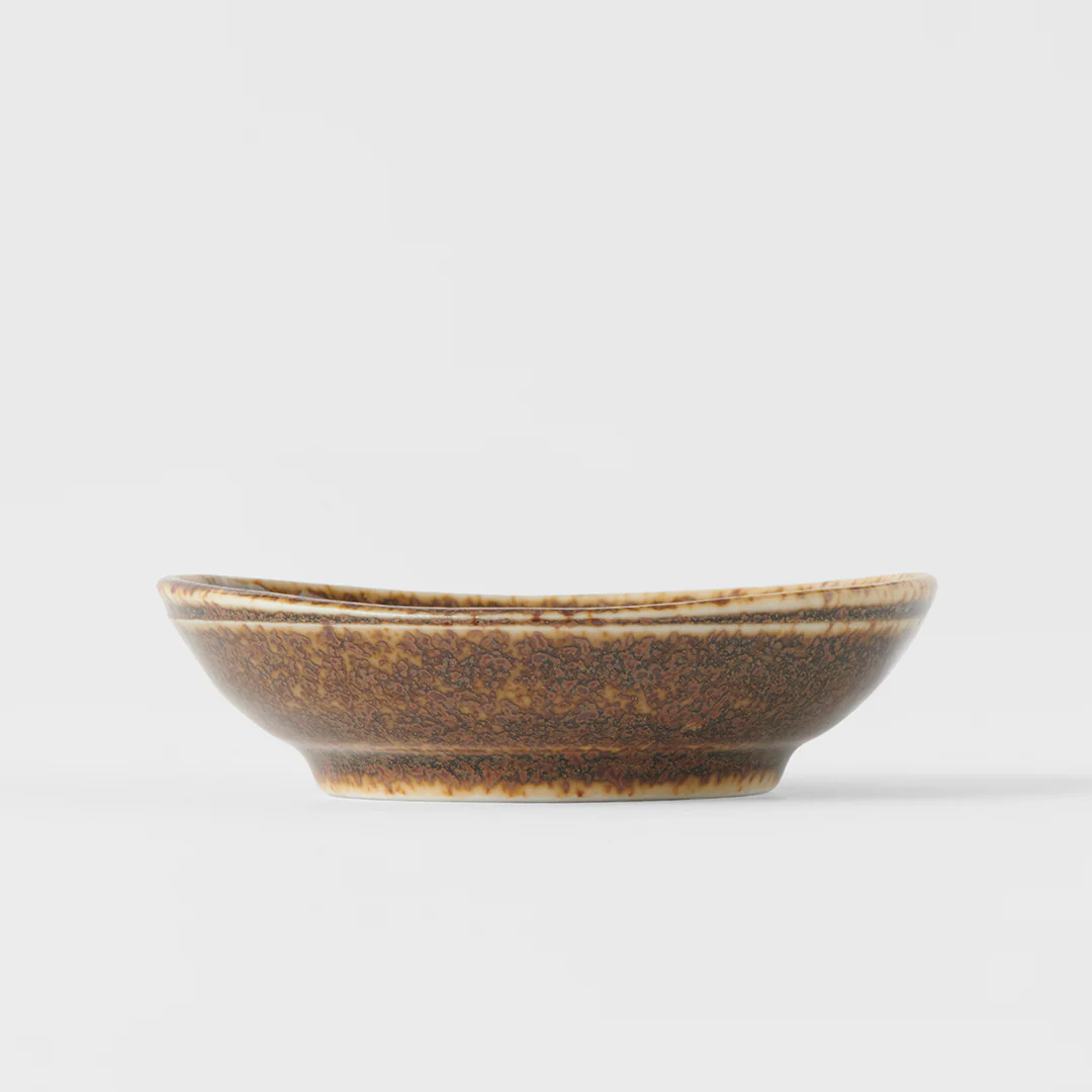 Mocha glossy sauce dish 8cm - Image 3