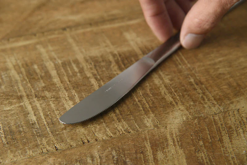 Nagomi Hammered Dessert Knife 21.5cm - Image 5