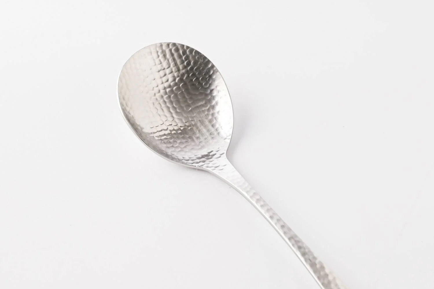 Nagomi Hammered Soup Spoon 15cm - Image 4