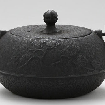 Nambu Cast Iron Pine Design Teapot 300ml - Image 3