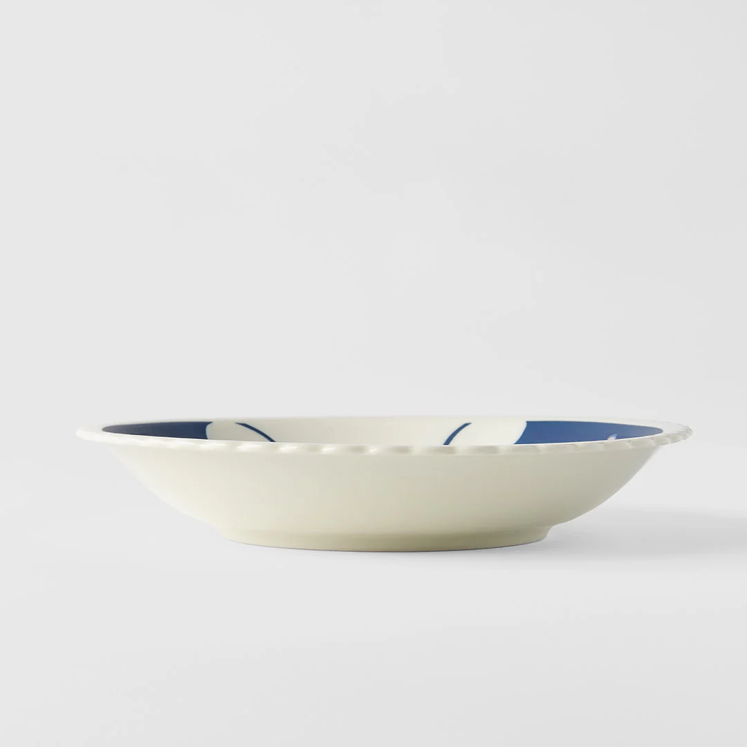 Navy Cat shallow bowl 21cm - Image 4