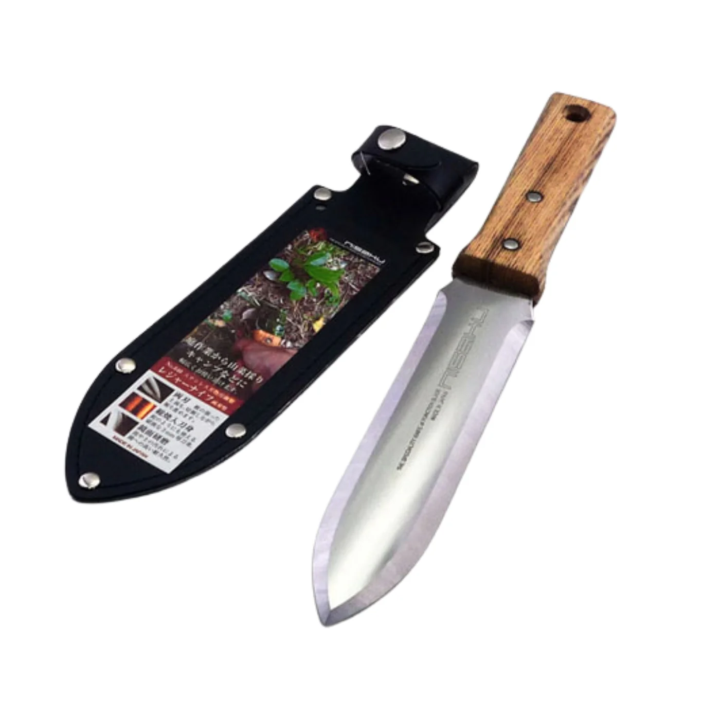 Nisaku Hori Hori with Leather Sheath - Image 4