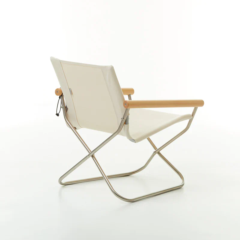 Nychair X 80 Japanese Folding Lounge Chair - Natural White - Image 4