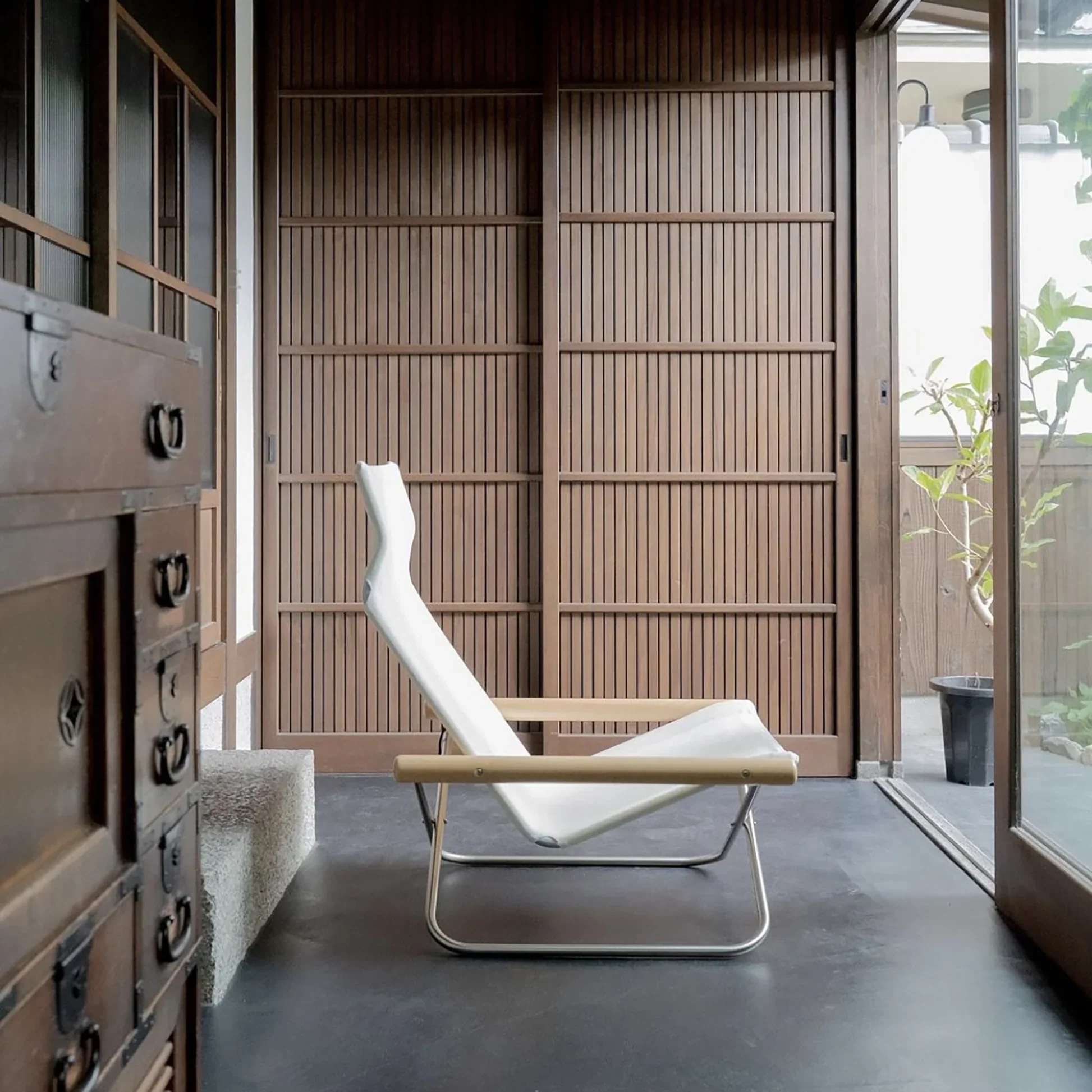 Nychair X Japanese Folding Lounge Chair - Natural Grey - Image 13