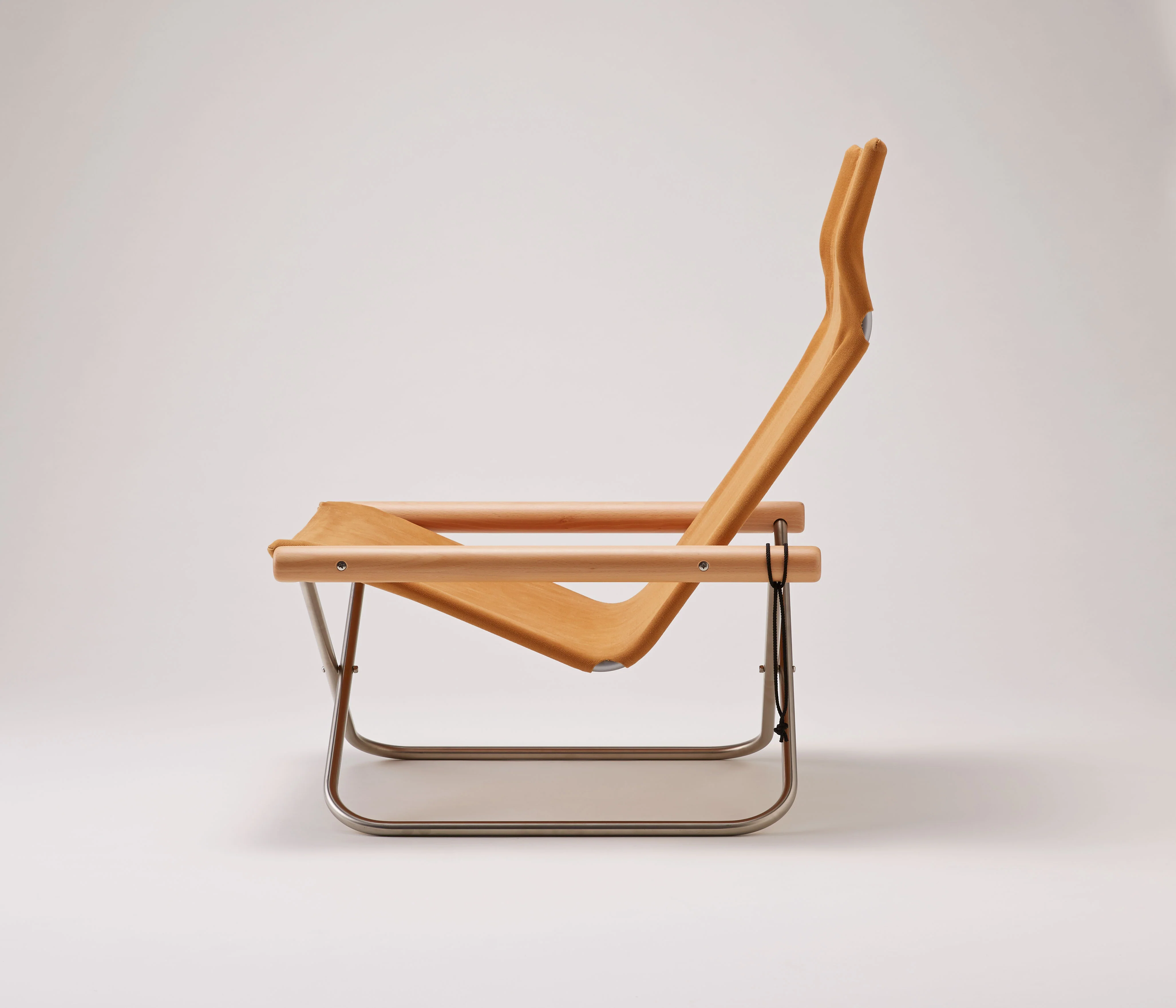 Nychair X Japanese Folding Lounge Chair - Natural Camel - Image 3