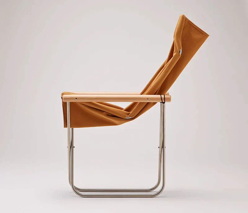 Nychair X Japanese Folding Lounge Chair - Natural Camel - Image 5