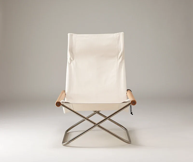 Nychair X Japanese Folding Lounge Chair - Natural White - Image 4
