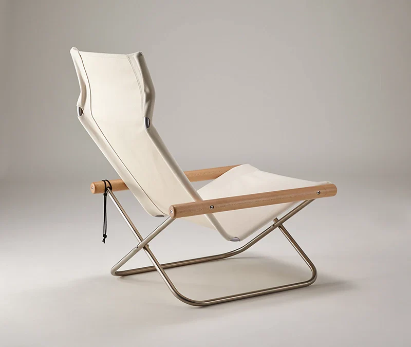 Nychair X Japanese Folding Lounge Chair - Natural White - Image 6