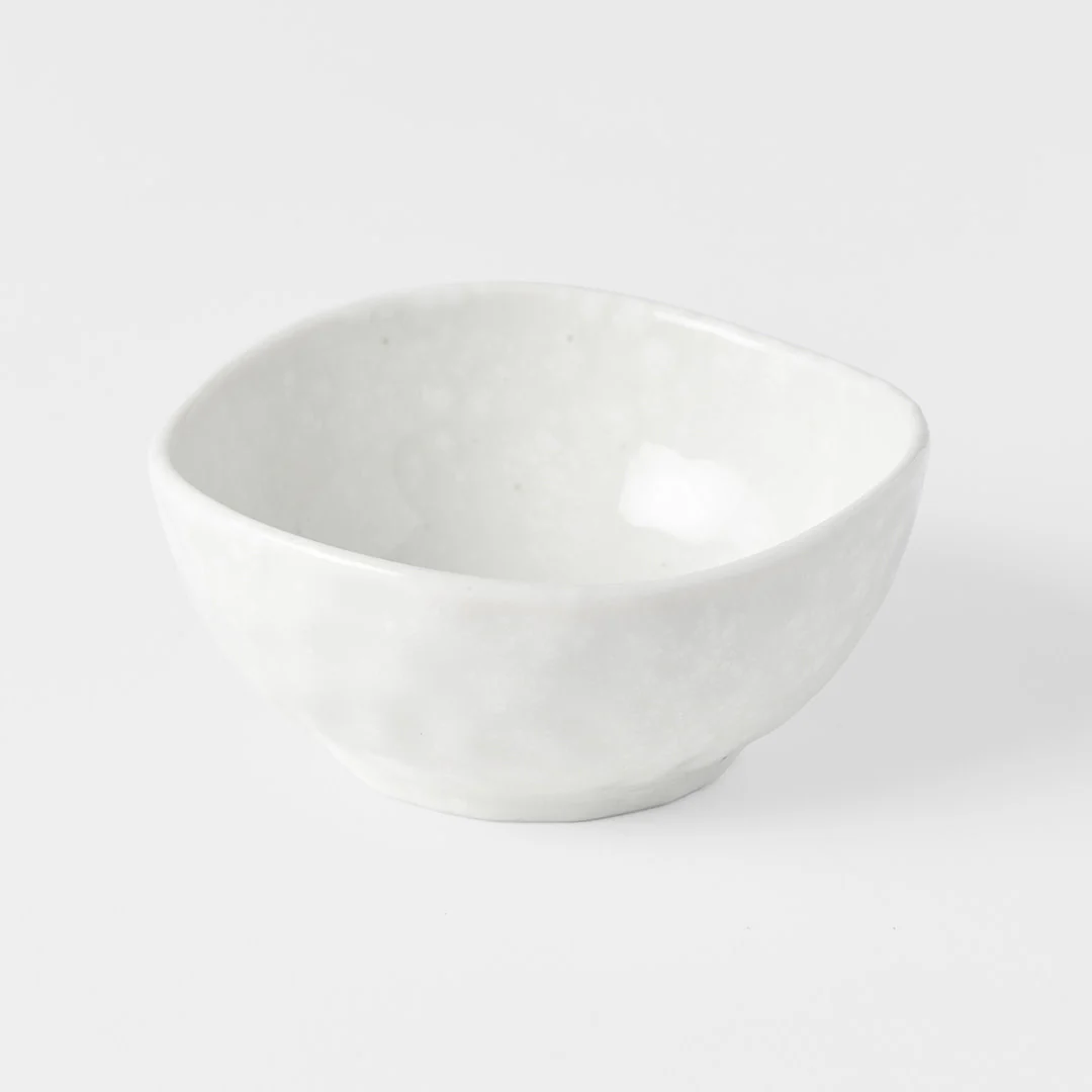 Off White Uneven Edge sauce dish 9cm - Image 3