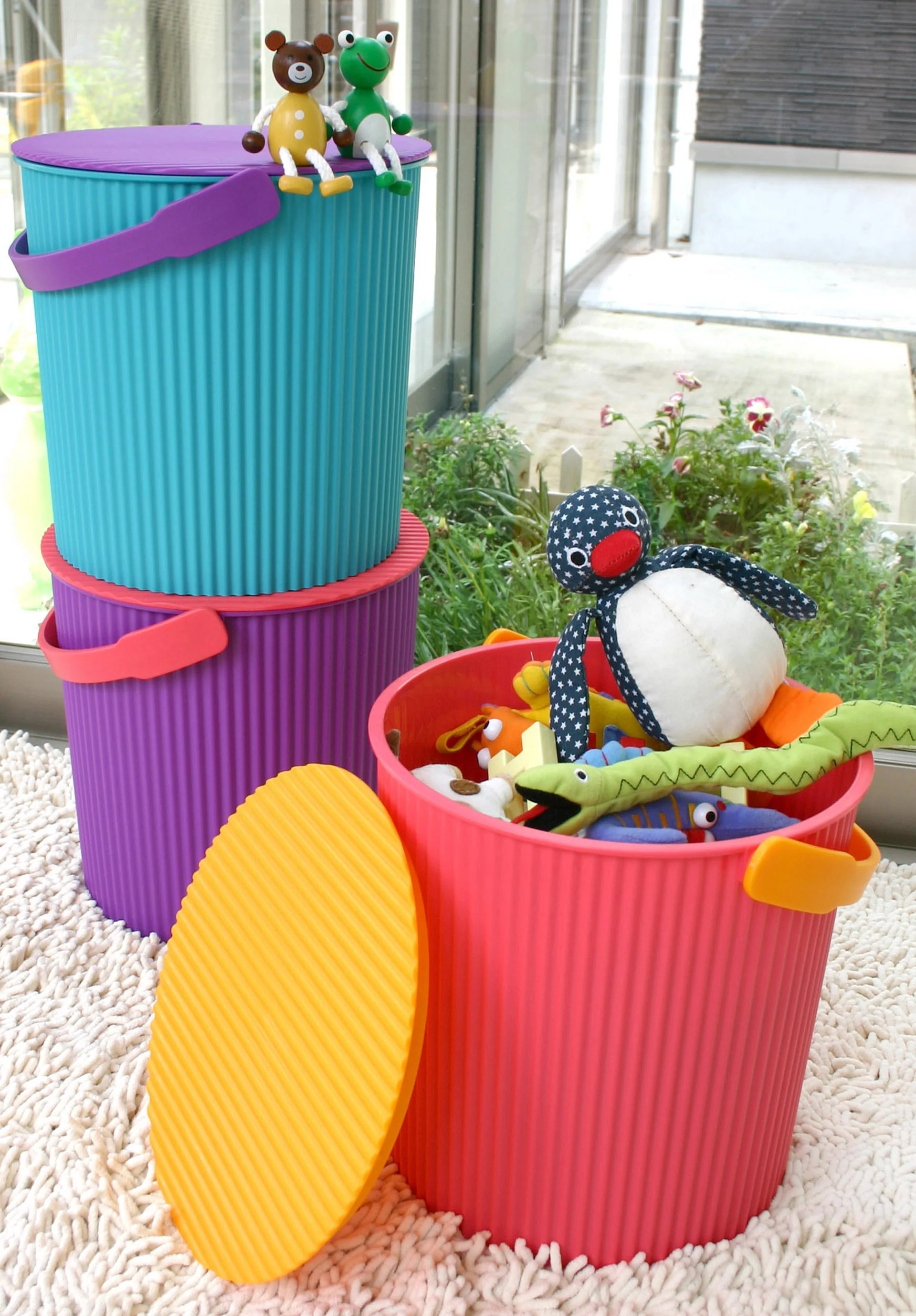 Hachiman Omnioutil L Storage Bucket 10L - Turquoise Blue - Image 4