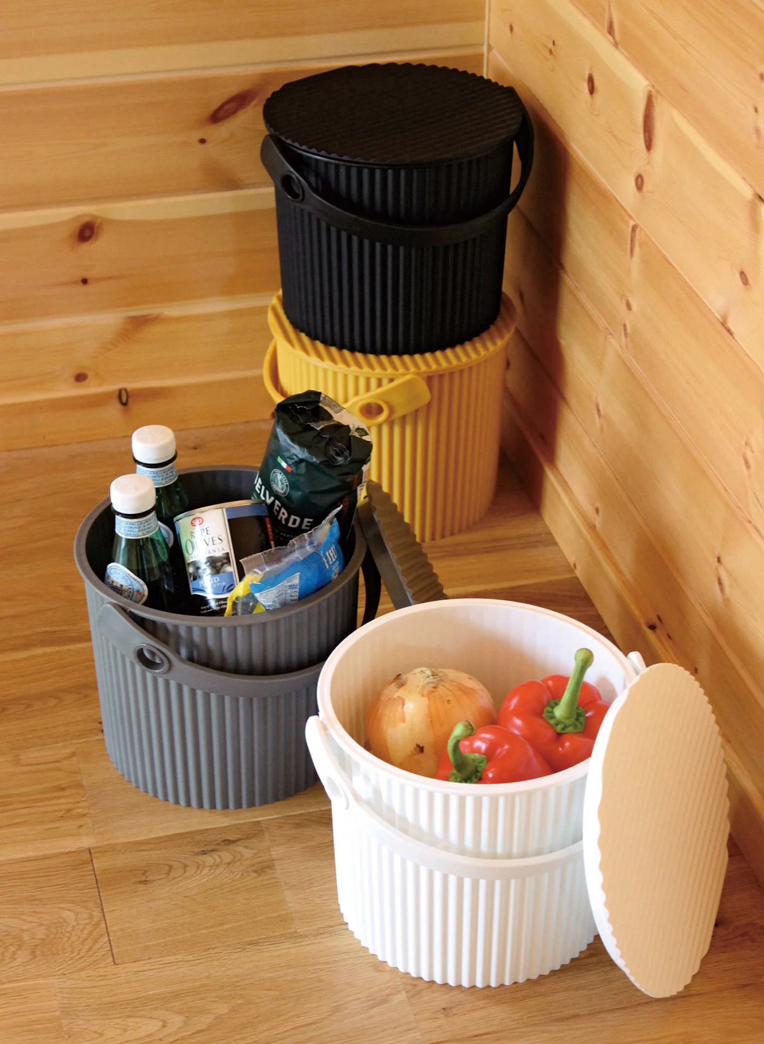 Hachiman Omnioutil mini Storage Bucket 4L - Navy Blue - Image 3
